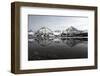 Spitsbergen, Svalbard, Norway. Mountains Reflecting on a Lagoon in Northern Spitsbergen-ClickAlps-Framed Photographic Print