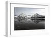 Spitsbergen, Svalbard, Norway. Mountains Reflecting on a Lagoon in Northern Spitsbergen-ClickAlps-Framed Photographic Print