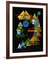 Spitze in Bogen, c.1927-Wassily Kandinsky-Framed Art Print