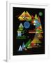 Spitze in Bogen, c.1927-Wassily Kandinsky-Framed Art Print