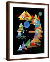 Spitzen In Bogen, c.1927-Wassily Kandinsky-Framed Art Print