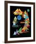 Spitzen In Bogen, c.1927-Wassily Kandinsky-Framed Art Print