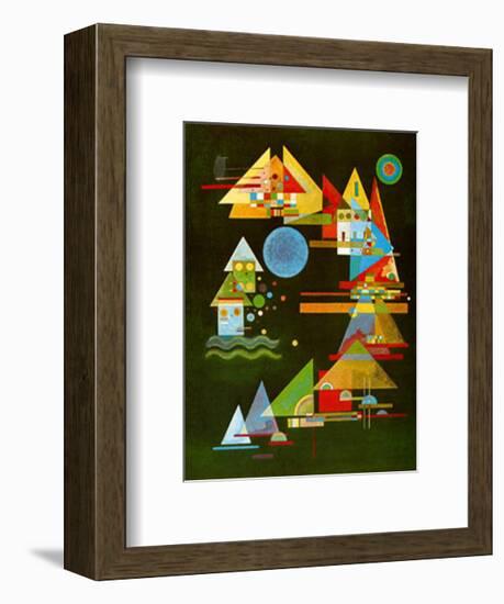 Spitzen In Bogen, c.1927-Wassily Kandinsky-Framed Art Print