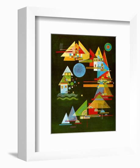 Spitzen In Bogen, c.1927-Wassily Kandinsky-Framed Art Print