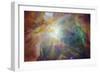 Spitzer and Hubble Create Colorful Masterpiece Space Photo-null-Framed Art Print