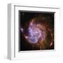 Spitzer-Hubble-Chandra Composite of M101-null-Framed Art Print