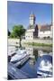 Spitzer Turm Tower, Tauber River, Old Town of Wertheim-Markus Lange-Mounted Photographic Print