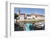 Spitzer Turm Tower, Tauber River, Old Town of Wertheim-Markus Lange-Framed Photographic Print