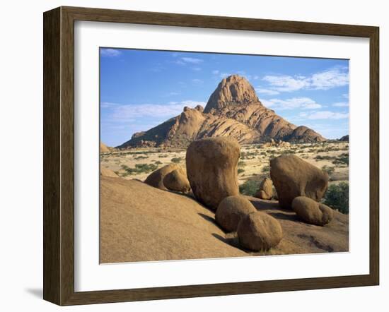 Spitzkoppe, 1728M, Between Windhoek and Shakapmund, Damaraland, Namibia, Africa-Renner Geoff-Framed Photographic Print