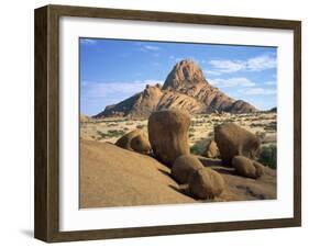 Spitzkoppe, 1728M, Between Windhoek and Shakapmund, Damaraland, Namibia, Africa-Renner Geoff-Framed Photographic Print