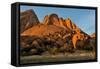 Spitzkoppe in Namibia at Sunset-Grobler du Preez-Framed Stretched Canvas