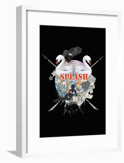 Splash Culture Black-null-Framed Poster