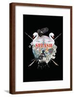 Splash Culture Black-null-Framed Poster