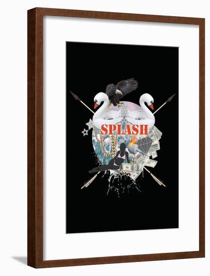 Splash Culture Black-null-Framed Poster