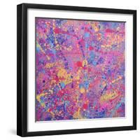 Splash I-Abstract Graffiti-Framed Giclee Print