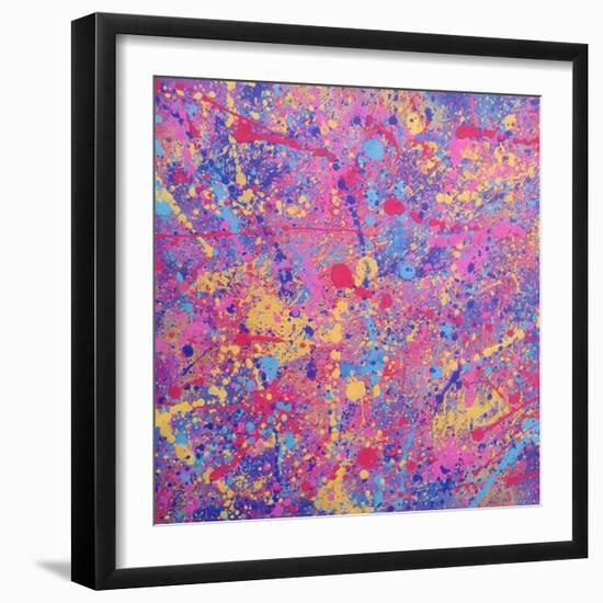 Splash I-Abstract Graffiti-Framed Giclee Print