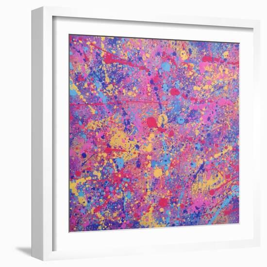 Splash I-Abstract Graffiti-Framed Giclee Print