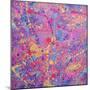 Splash I-Abstract Graffiti-Mounted Giclee Print