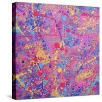 Splash I-Abstract Graffiti-Stretched Canvas