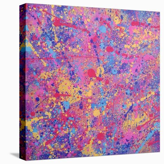 Splash I-Abstract Graffiti-Stretched Canvas