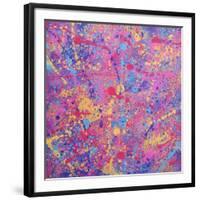 Splash I-Abstract Graffiti-Framed Giclee Print