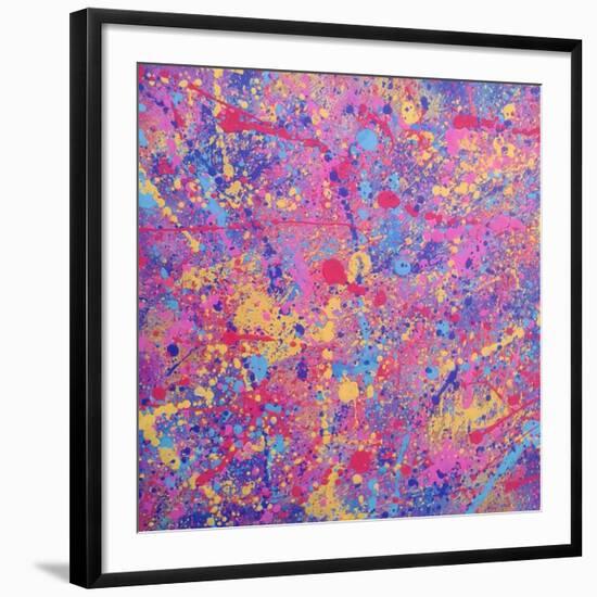 Splash I-Abstract Graffiti-Framed Giclee Print