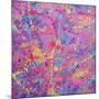 Splash I-Abstract Graffiti-Mounted Giclee Print