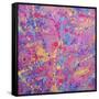 Splash I-Abstract Graffiti-Framed Stretched Canvas