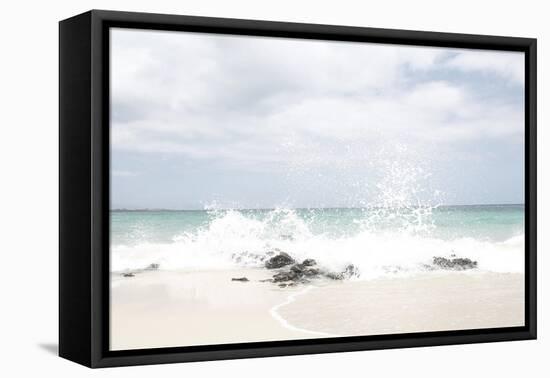 Splash Waves-Leah Straatsma-Framed Stretched Canvas