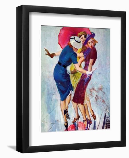 "Splashed,"May 20, 1939-John LaGatta-Framed Giclee Print