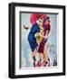 "Splashed,"May 20, 1939-John LaGatta-Framed Giclee Print