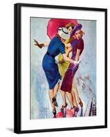 "Splashed,"May 20, 1939-John LaGatta-Framed Giclee Print