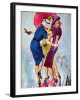 "Splashed,"May 20, 1939-John LaGatta-Framed Giclee Print