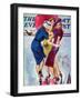 "Splashed," Saturday Evening Post Cover, May 20, 1939-John LaGatta-Framed Premium Giclee Print