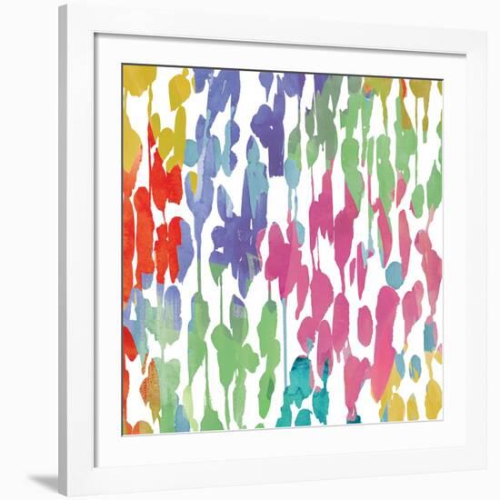 Splashes of Color II-Hugo Wild-Framed Art Print