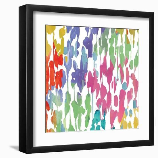 Splashes of Color II-Hugo Wild-Framed Art Print