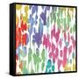 Splashes of Color II-Hugo Wild-Framed Stretched Canvas