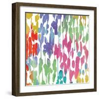 Splashes of Color II-Hugo Wild-Framed Art Print