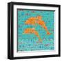 Splashing Dolphins-Piper Ballantyne-Framed Art Print