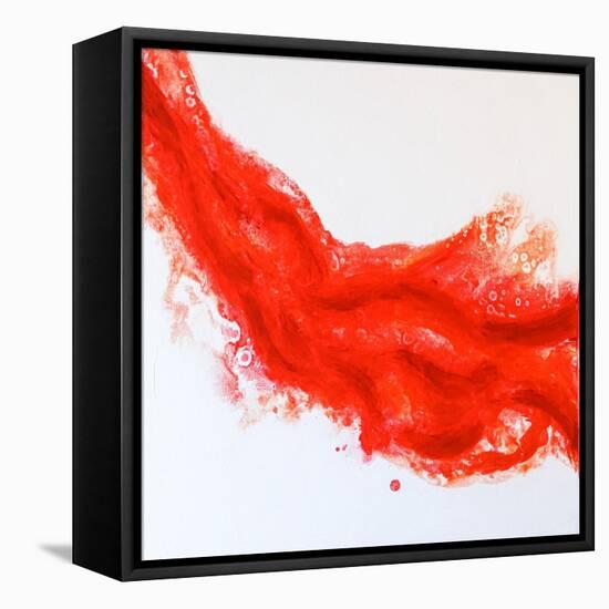 Splashing flow (L)-Hyunah Kim-Framed Stretched Canvas