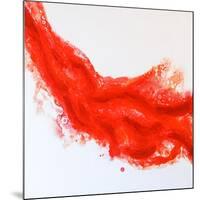 Splashing flow (L)-Hyunah Kim-Mounted Art Print