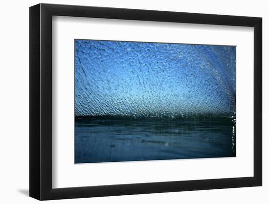 Splashing Wake from a Knee-Board-Rick Doyle-Framed Photographic Print