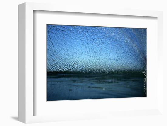 Splashing Wake from a Knee-Board-Rick Doyle-Framed Photographic Print