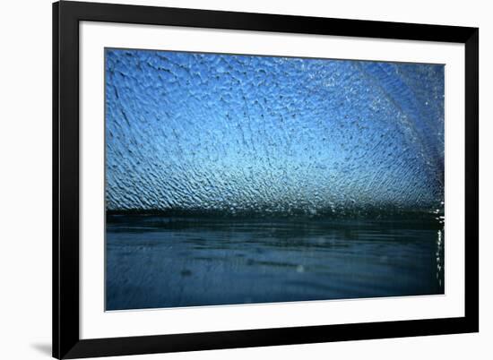 Splashing Wake from a Knee-Board-Rick Doyle-Framed Photographic Print