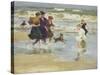Splashing-Edward Henry Potthast-Stretched Canvas