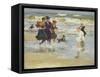 Splashing-Edward Henry Potthast-Framed Stretched Canvas