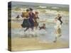 Splashing-Edward Henry Potthast-Stretched Canvas