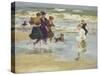 Splashing-Edward Henry Potthast-Stretched Canvas