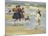 Splashing-Edward Henry Potthast-Mounted Giclee Print