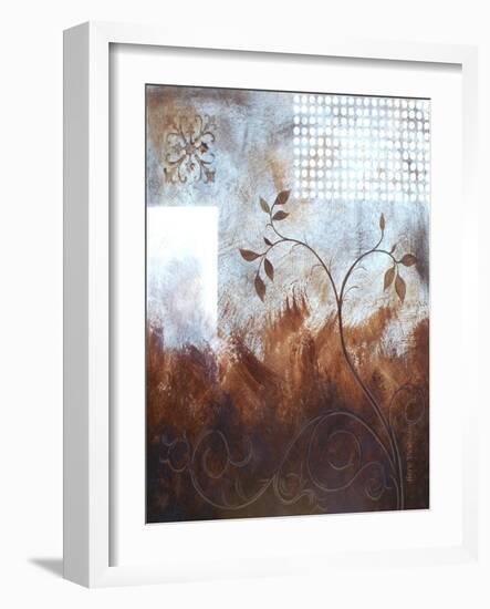 Splashly Umber II-Herb Dickinson-Framed Photographic Print